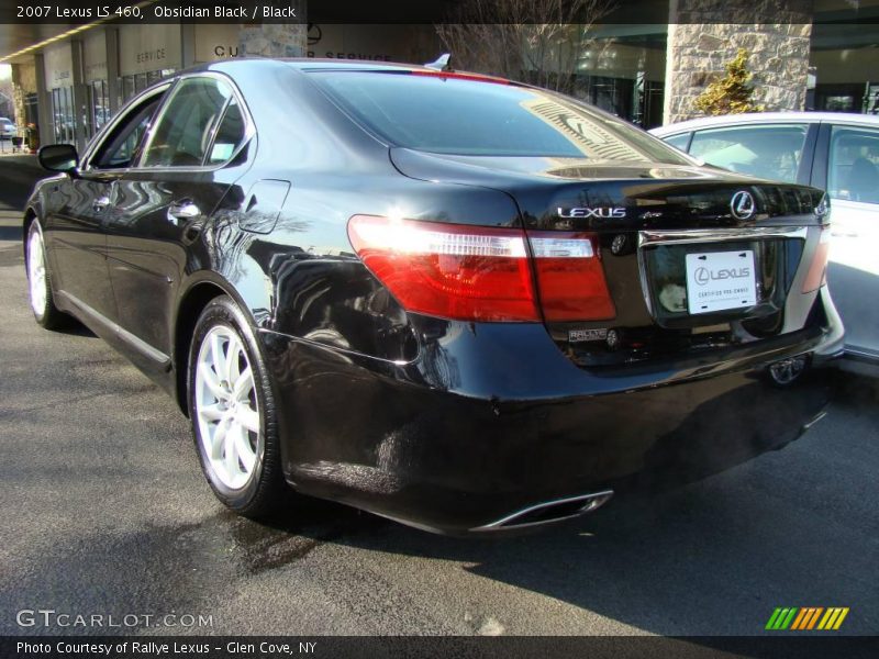 Obsidian Black / Black 2007 Lexus LS 460