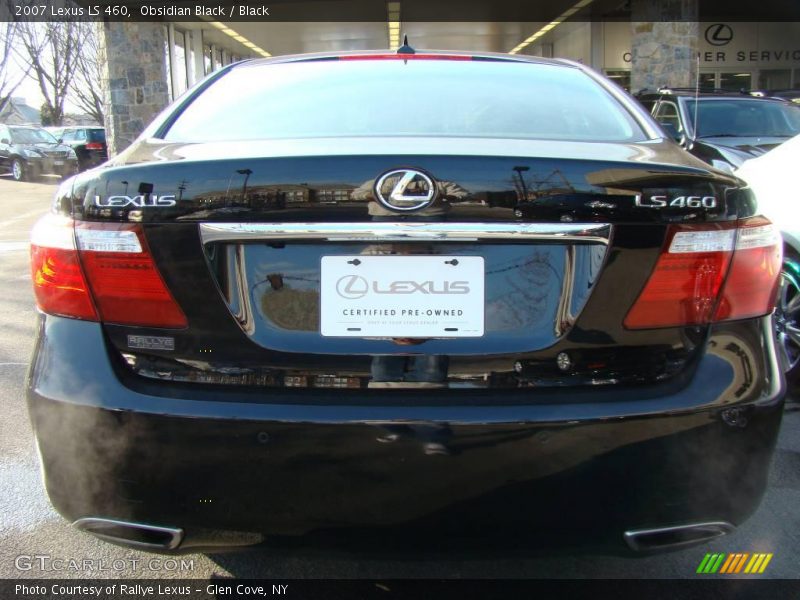 Obsidian Black / Black 2007 Lexus LS 460