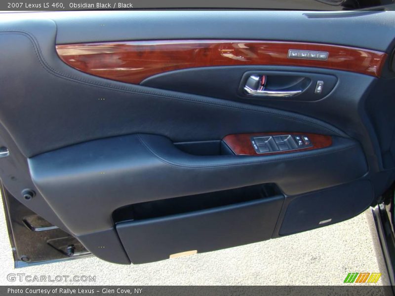 Obsidian Black / Black 2007 Lexus LS 460