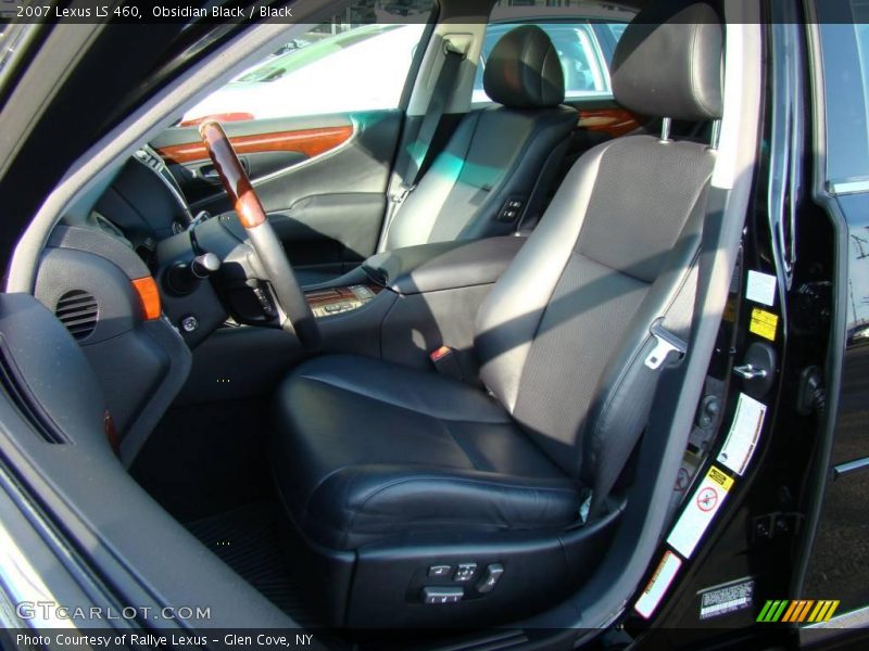 Obsidian Black / Black 2007 Lexus LS 460