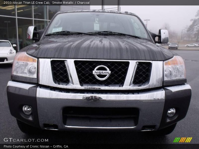 Smoke Metallic / Charcoal 2010 Nissan Titan LE Crew Cab