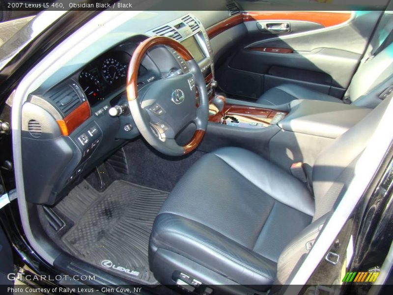 Obsidian Black / Black 2007 Lexus LS 460