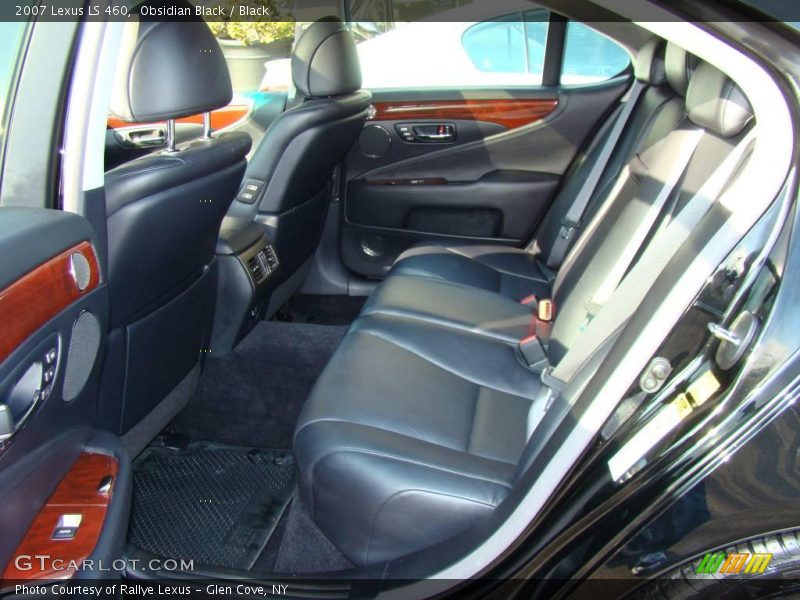Obsidian Black / Black 2007 Lexus LS 460