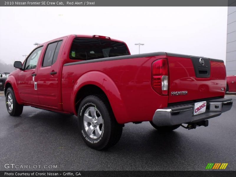 Red Alert / Steel 2010 Nissan Frontier SE Crew Cab