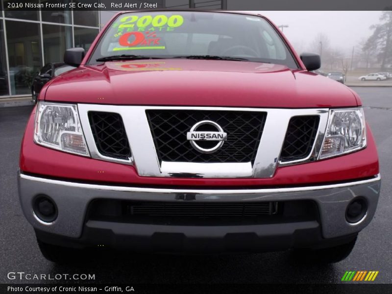 Red Alert / Steel 2010 Nissan Frontier SE Crew Cab
