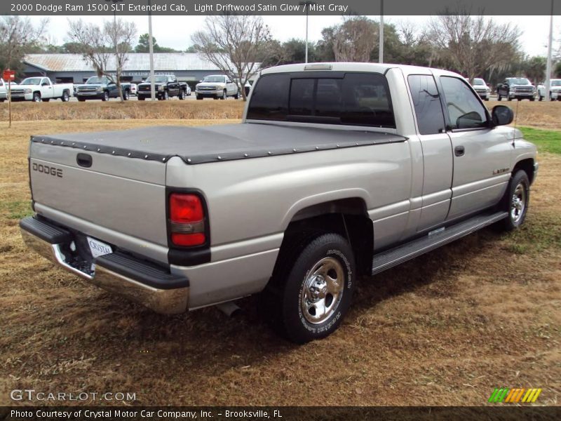 Light Driftwood Satin Glow / Mist Gray 2000 Dodge Ram 1500 SLT Extended Cab