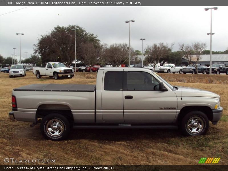 Light Driftwood Satin Glow / Mist Gray 2000 Dodge Ram 1500 SLT Extended Cab