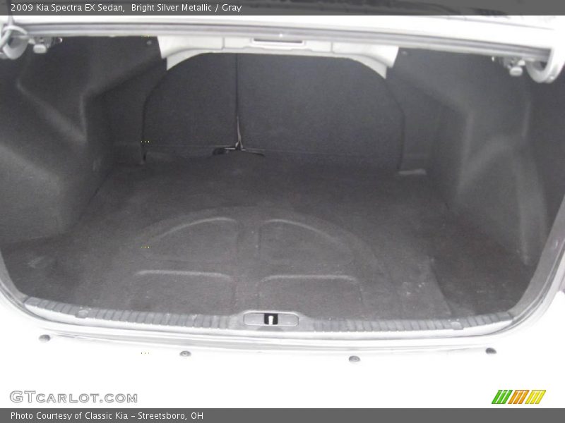 Bright Silver Metallic / Gray 2009 Kia Spectra EX Sedan