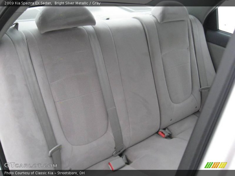 Bright Silver Metallic / Gray 2009 Kia Spectra EX Sedan