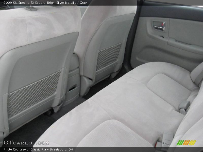 Bright Silver Metallic / Gray 2009 Kia Spectra EX Sedan