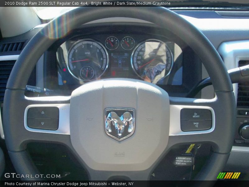 Bright White / Dark Slate/Medium Graystone 2010 Dodge Ram 2500 SLT Regular Cab 4x4