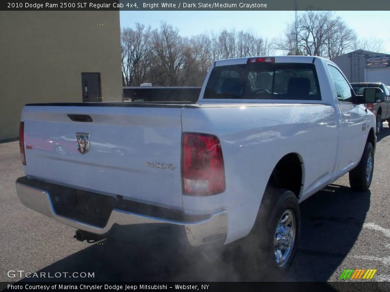 Bright White / Dark Slate/Medium Graystone 2010 Dodge Ram 2500 SLT Regular Cab 4x4