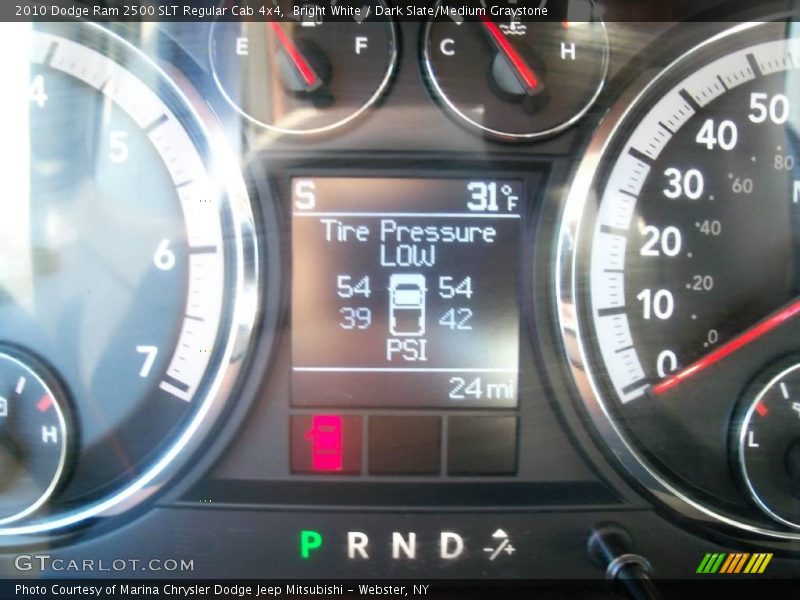 Bright White / Dark Slate/Medium Graystone 2010 Dodge Ram 2500 SLT Regular Cab 4x4
