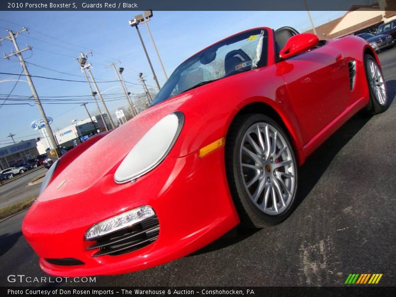 Guards Red / Black 2010 Porsche Boxster S