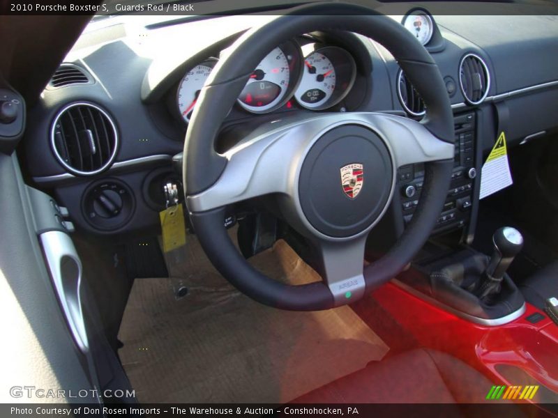 Guards Red / Black 2010 Porsche Boxster S