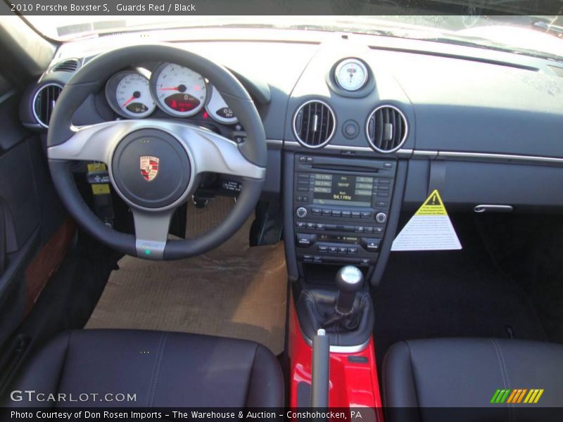 Guards Red / Black 2010 Porsche Boxster S