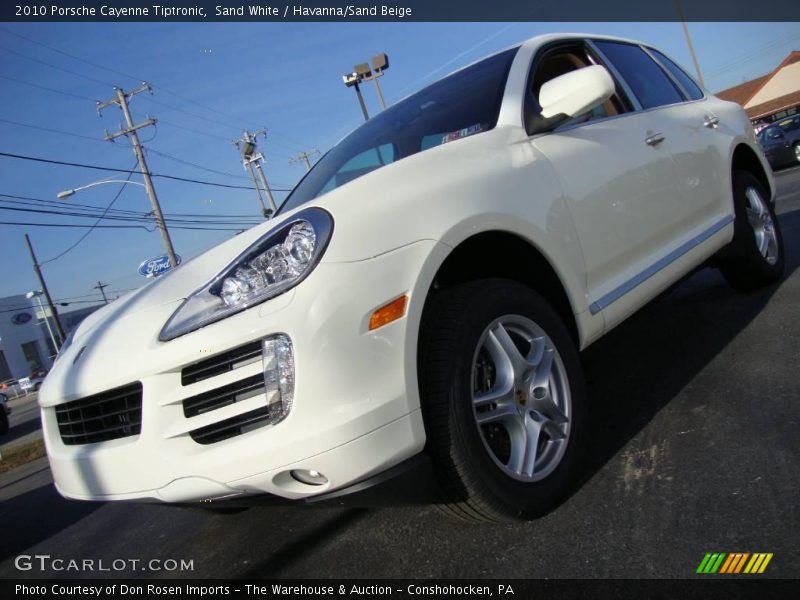 Sand White / Havanna/Sand Beige 2010 Porsche Cayenne Tiptronic