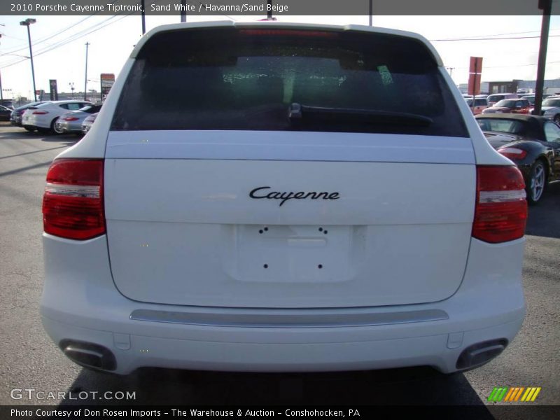 Sand White / Havanna/Sand Beige 2010 Porsche Cayenne Tiptronic