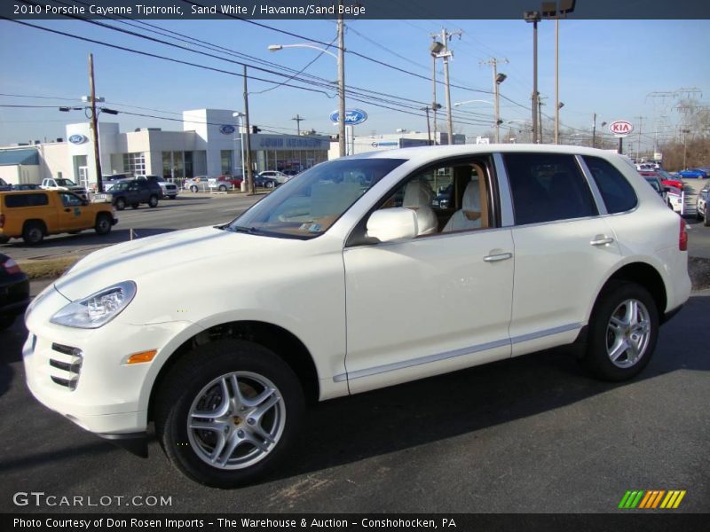 Sand White / Havanna/Sand Beige 2010 Porsche Cayenne Tiptronic