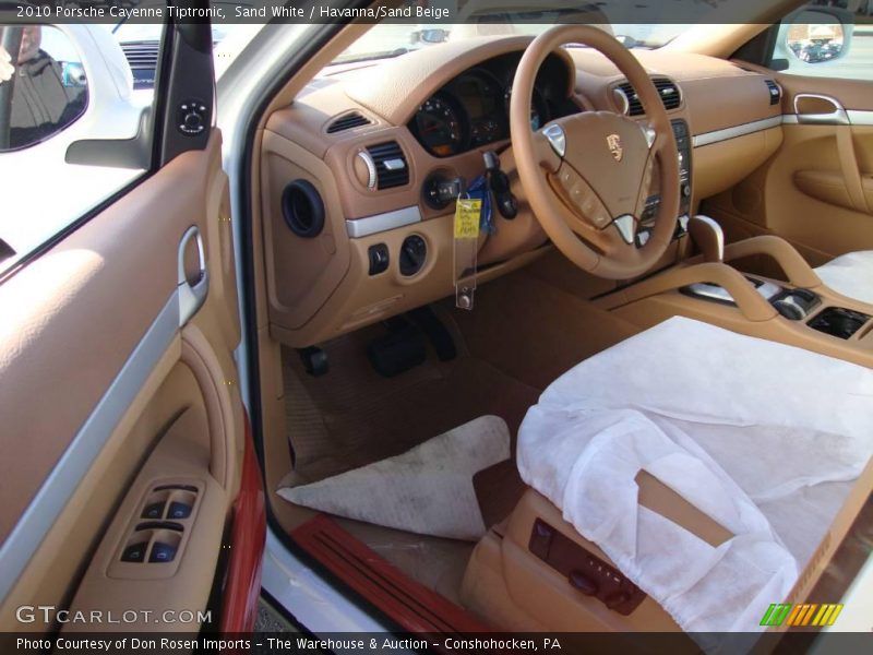 Sand White / Havanna/Sand Beige 2010 Porsche Cayenne Tiptronic