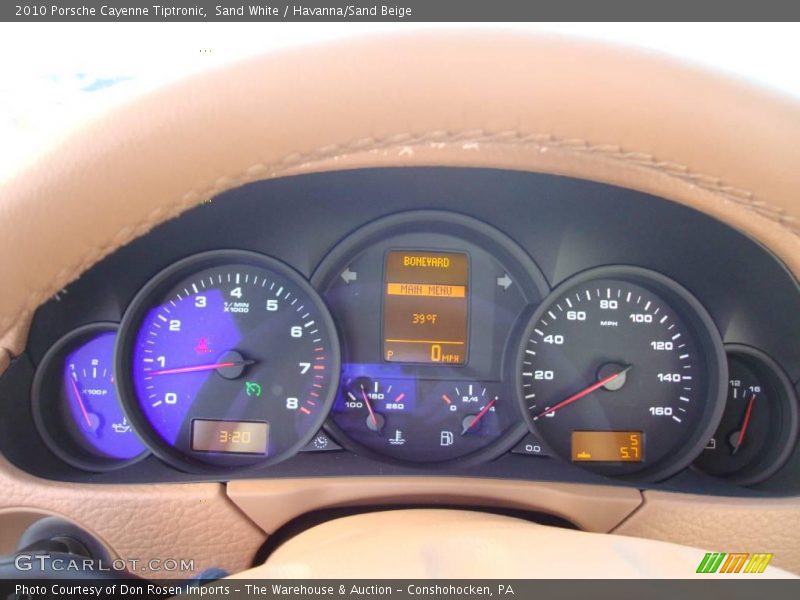Sand White / Havanna/Sand Beige 2010 Porsche Cayenne Tiptronic