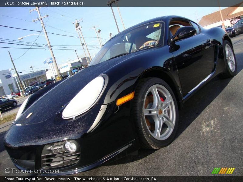 Black / Sand Beige 2010 Porsche Cayman S