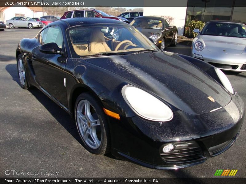 Black / Sand Beige 2010 Porsche Cayman S
