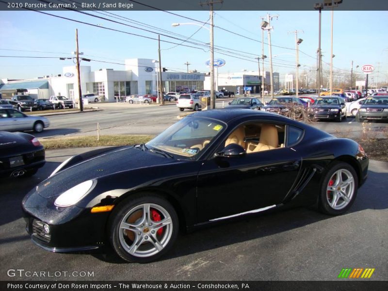 Black / Sand Beige 2010 Porsche Cayman S
