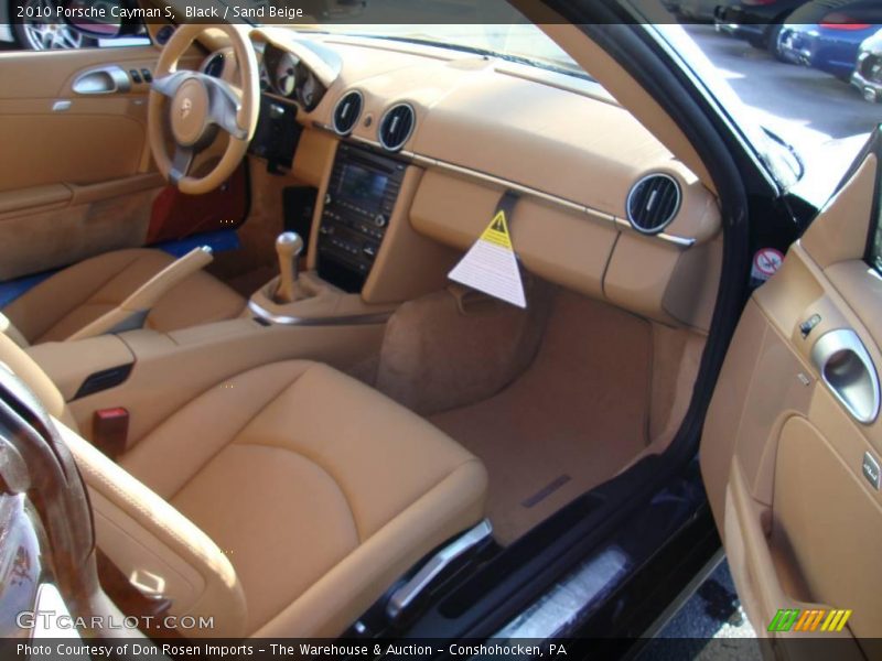 Black / Sand Beige 2010 Porsche Cayman S