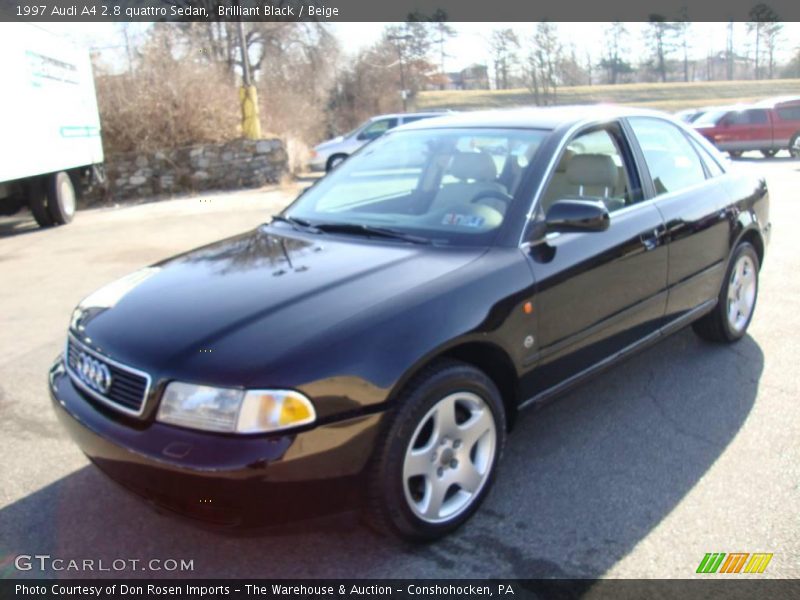 Brilliant Black / Beige 1997 Audi A4 2.8 quattro Sedan