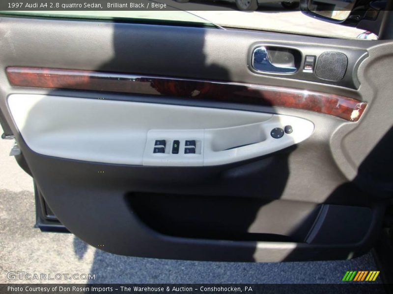 Brilliant Black / Beige 1997 Audi A4 2.8 quattro Sedan