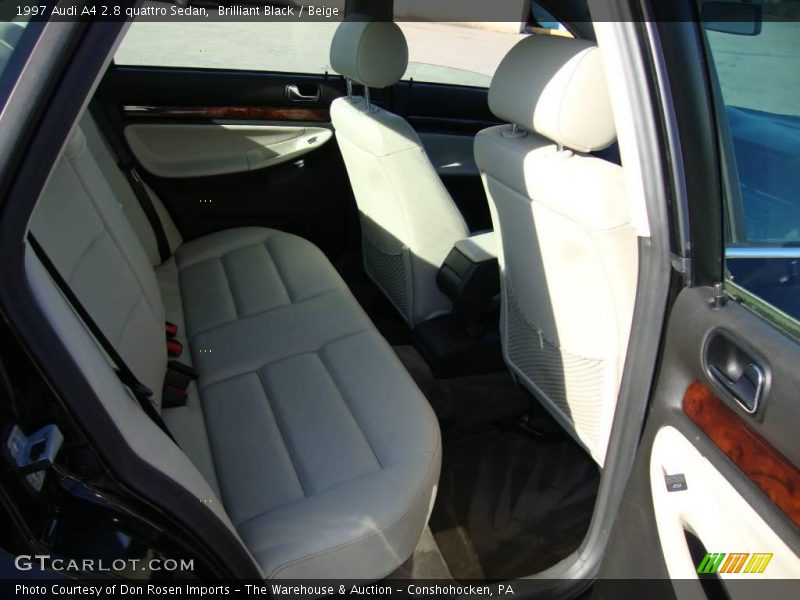 Brilliant Black / Beige 1997 Audi A4 2.8 quattro Sedan