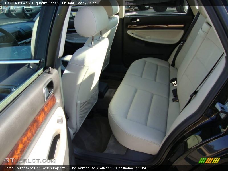 Brilliant Black / Beige 1997 Audi A4 2.8 quattro Sedan