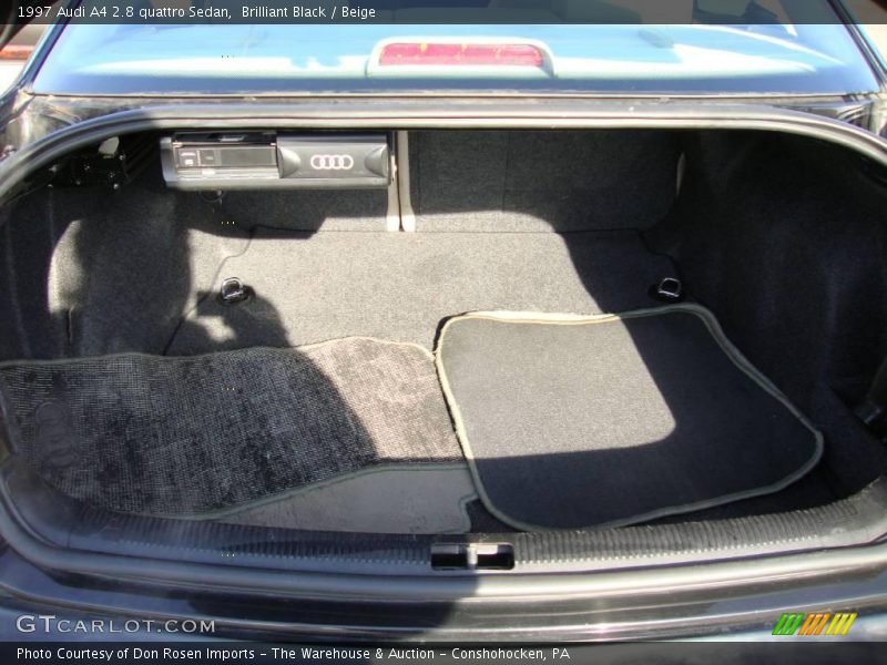 Brilliant Black / Beige 1997 Audi A4 2.8 quattro Sedan