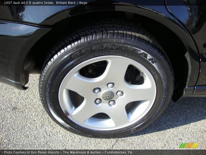Brilliant Black / Beige 1997 Audi A4 2.8 quattro Sedan