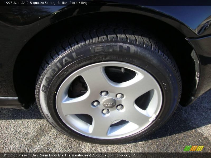 Brilliant Black / Beige 1997 Audi A4 2.8 quattro Sedan
