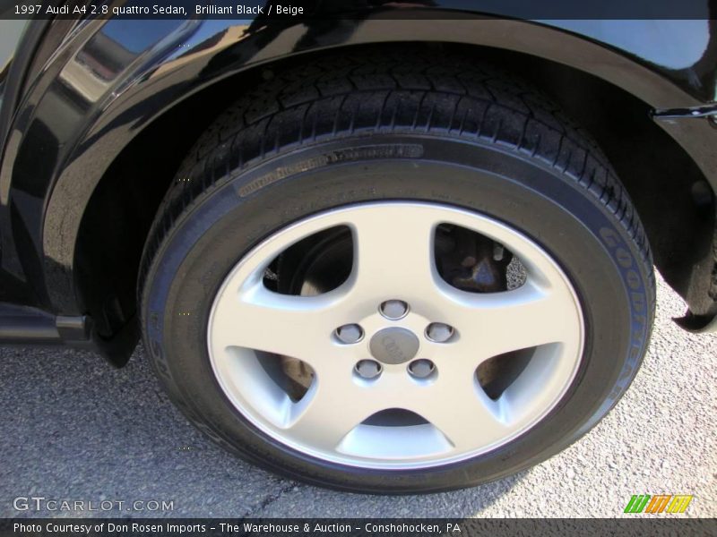 Brilliant Black / Beige 1997 Audi A4 2.8 quattro Sedan