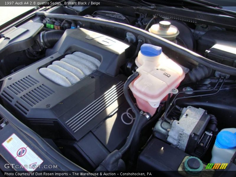 Brilliant Black / Beige 1997 Audi A4 2.8 quattro Sedan