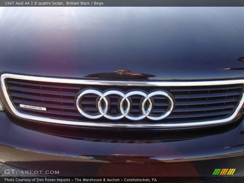 Brilliant Black / Beige 1997 Audi A4 2.8 quattro Sedan