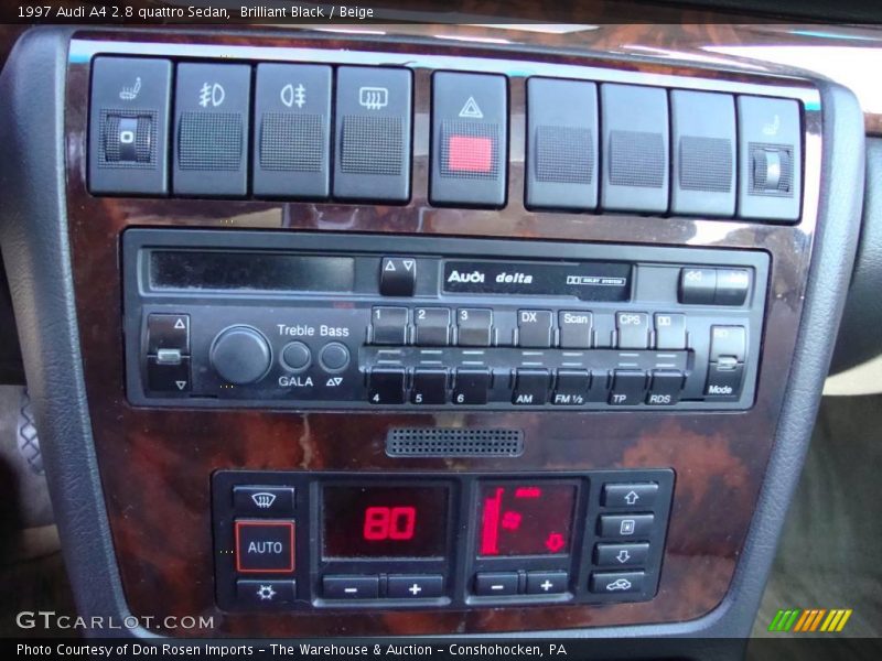 Brilliant Black / Beige 1997 Audi A4 2.8 quattro Sedan