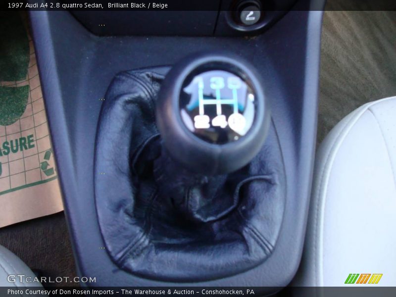 Brilliant Black / Beige 1997 Audi A4 2.8 quattro Sedan