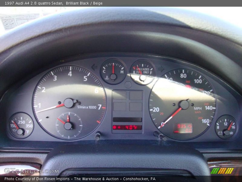 Brilliant Black / Beige 1997 Audi A4 2.8 quattro Sedan