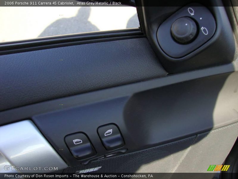 Atlas Grey Metallic / Black 2006 Porsche 911 Carrera 4S Cabriolet