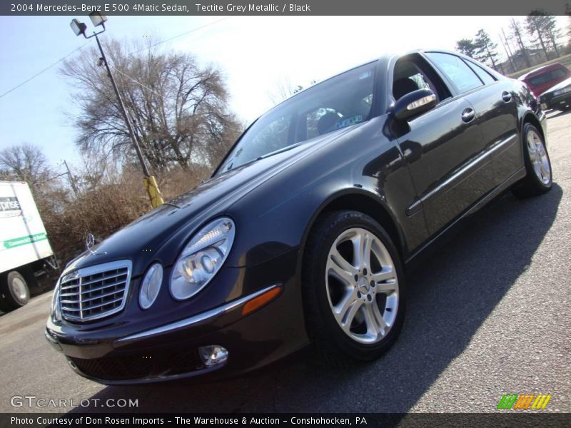 Tectite Grey Metallic / Black 2004 Mercedes-Benz E 500 4Matic Sedan