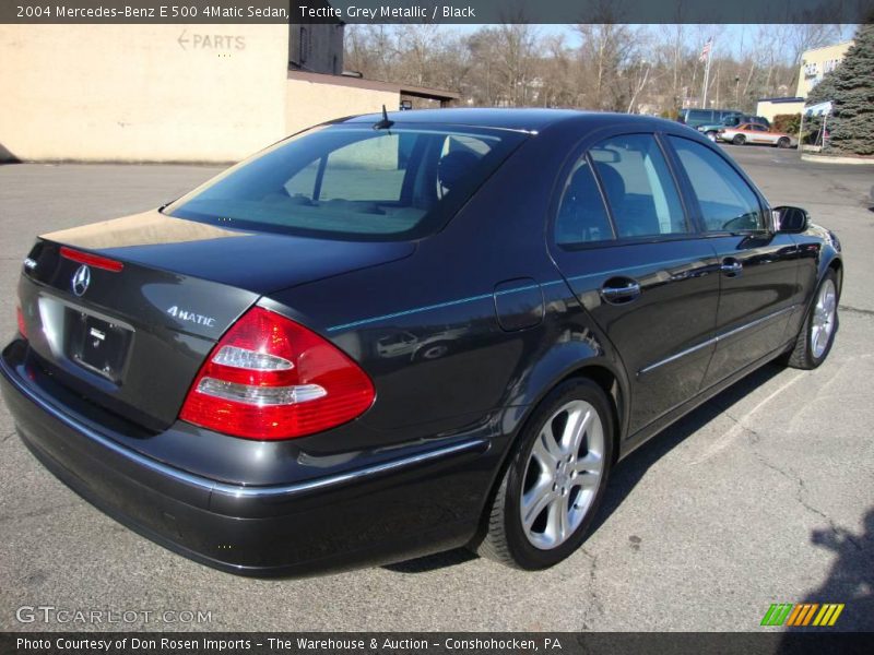 Tectite Grey Metallic / Black 2004 Mercedes-Benz E 500 4Matic Sedan