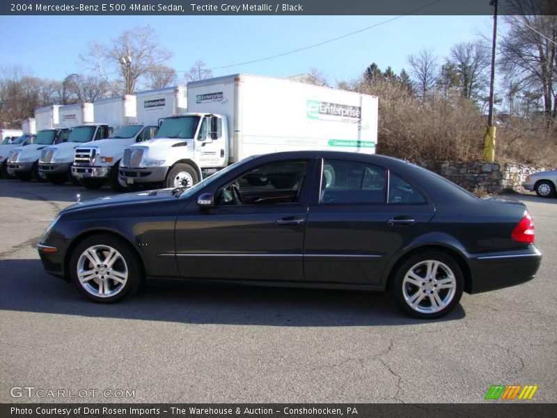 Tectite Grey Metallic / Black 2004 Mercedes-Benz E 500 4Matic Sedan