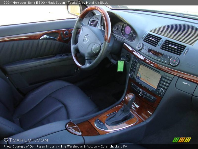 Tectite Grey Metallic / Black 2004 Mercedes-Benz E 500 4Matic Sedan