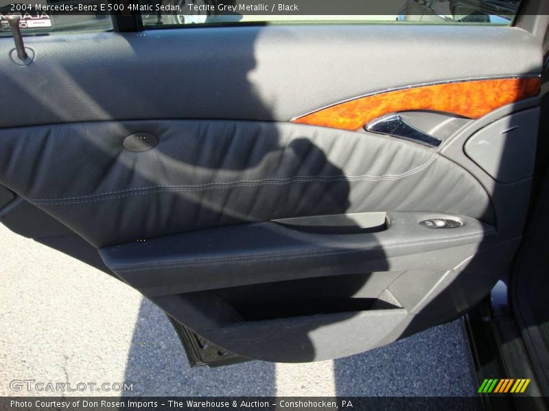 Tectite Grey Metallic / Black 2004 Mercedes-Benz E 500 4Matic Sedan