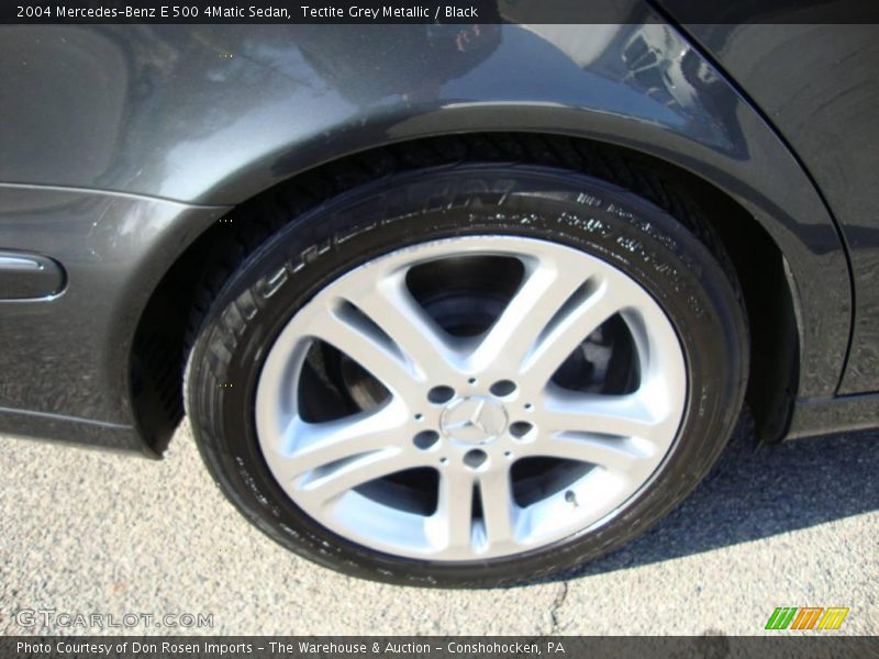 Tectite Grey Metallic / Black 2004 Mercedes-Benz E 500 4Matic Sedan