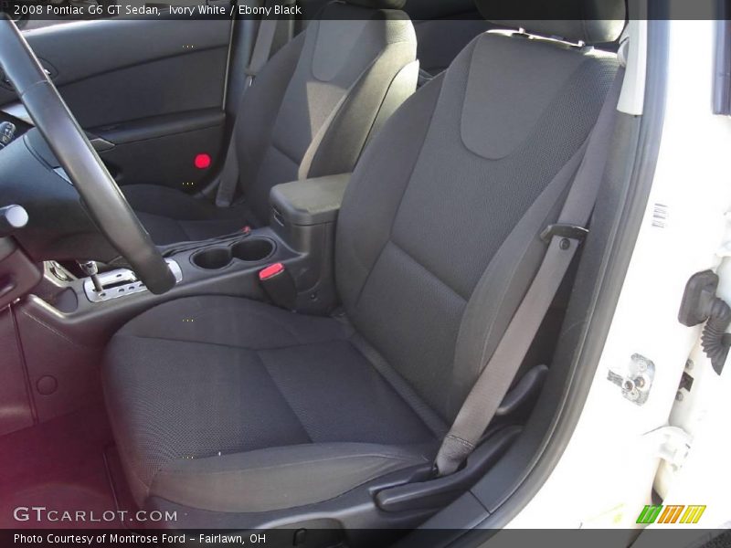 Ivory White / Ebony Black 2008 Pontiac G6 GT Sedan